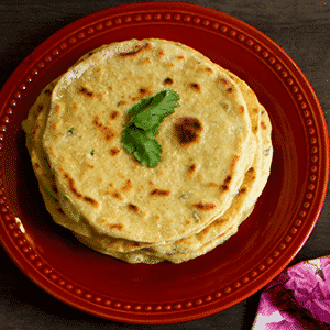 Pan Plano de Curry y Cilantro