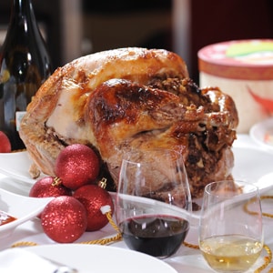 Pavo relleno Navideño