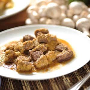 Carne con Chícharos