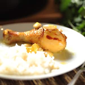 Pollo con Almendra y Naranja