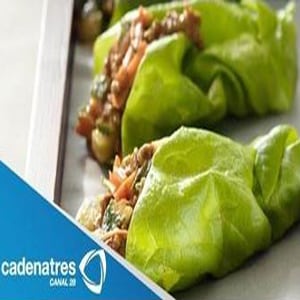 Tacos de Lechuga estilo Oriental