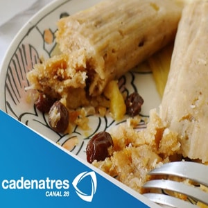 Tamales Rellenos de Frutas Secas