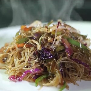 Fideo chino con Verduras