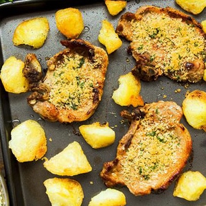 Chuletas de Cerdo al Horno