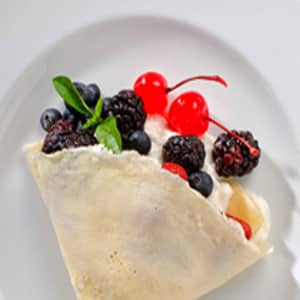 Crepas Rellenas de Frutos Rojos