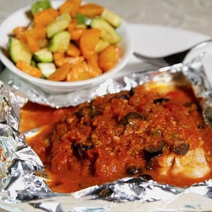 Pescado al Pomodoro