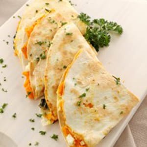 Quesadillas de Pimiento, Cebolla y Queso