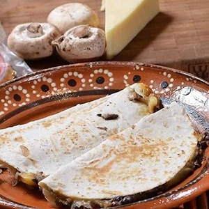 Quesadillas con Champiñones