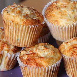 Cupcakes de Parmesano