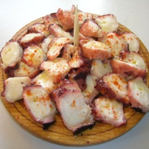 Pulpo al Salmorejo