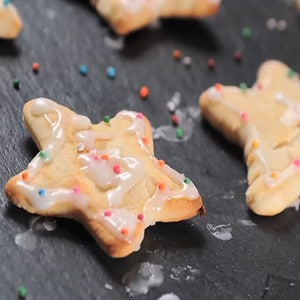 Galletas de Estrella Navideñas