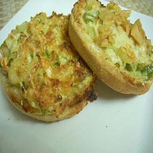 Tortitas de Gambas y Pesto