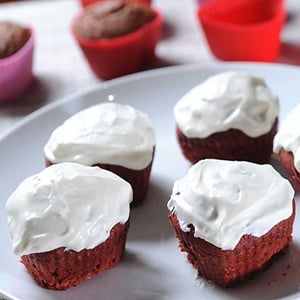 Cup cakes de Red Velvet