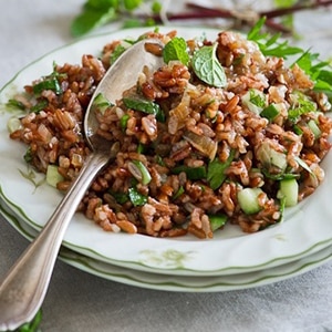 Arroz Rojo con Verduras