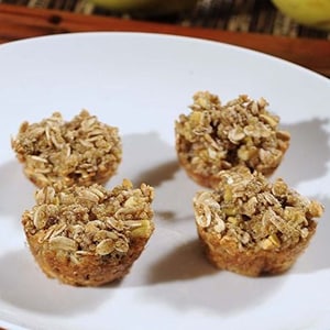 Cup cakes de Quinoa y Manzana sin gluten