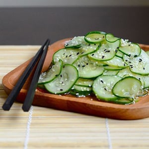 Ensalada Oriental con Pepino