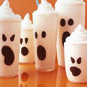 Milkshake de Vainilla para Halloween