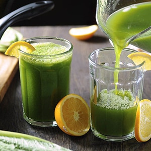 Agua de Lechuga con Naranja y Limón