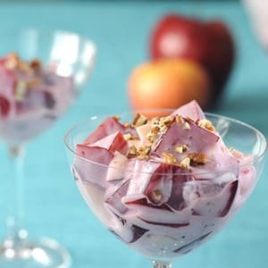 Gelatina con Yogur y Manzana