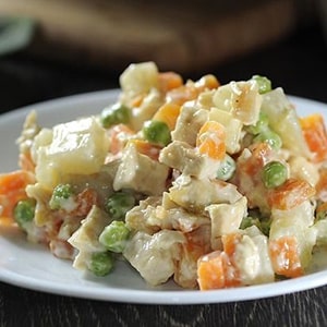 Ensalada fría de Pollo con Verduras