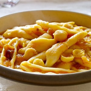 Pasta con Garbanzos