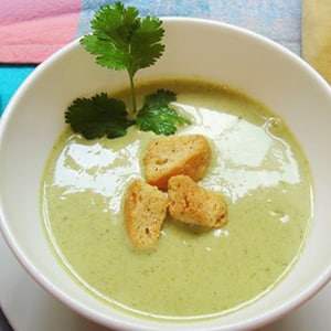 Crema de Cilantro y Elote