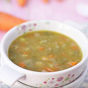 Sopa de Verduras con Pollo