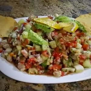 Ceviche de Camarón Estilo Sinaloa