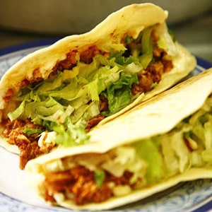 Tacos de Pollo Adobado