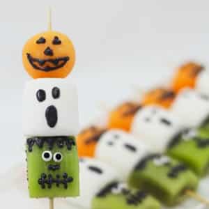 Brochetas de Halloween