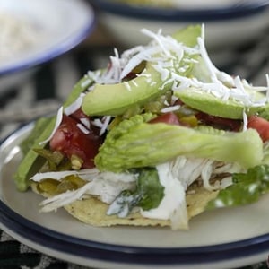 Tostadas de Pavo