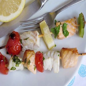 Brochetas de Pescado