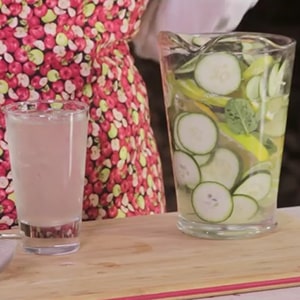 Agua de Pepino, Naranja y Limón